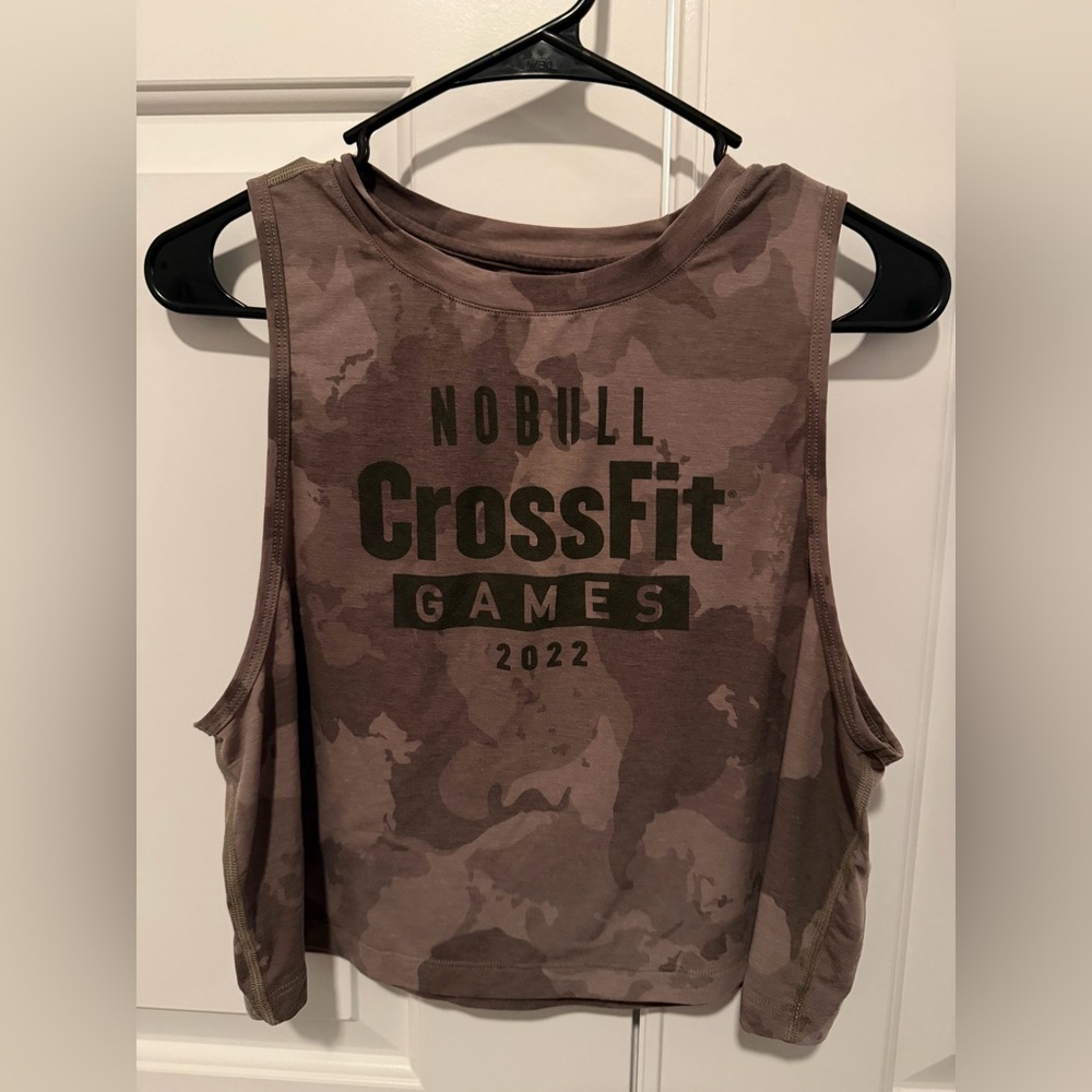 EUC NOBULL Muscle Tank Camo Sz M